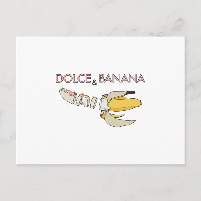 Dolce & Banana Postkarte (Vorderseite)