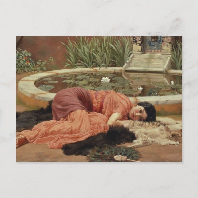 Dolce far niente, 1904 postkarte (Vorderseite)