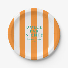 Dolce Far Niente Cinque Terra Pappteller