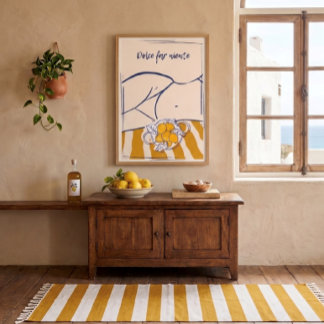 "Dolce Far Niente" Italienische Sommerkollektion Poster
