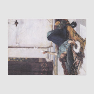 Dolce Far Niente von John William Waterhouse -1879 Seidenpapier