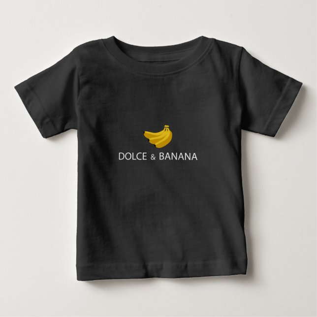 Dolce und Banana- Geschenkidee Baby T-shirt (Vorderseite)