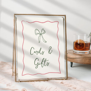 Dolce Vita Italia Brautparty Card & Geschenksign Poster