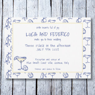 Dolce Vita Limoncello Italienischer Butter Gelb Einladung