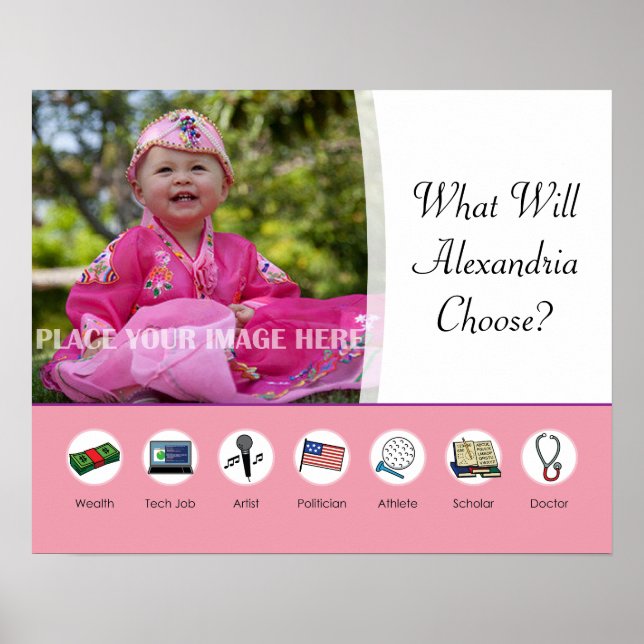 Doljabi Doljanchi Dol Koreanischer 1. Geburtstag Poster (Vorne)