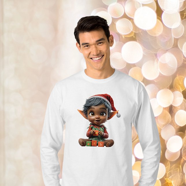 Doll Baby Christmas Elf Men's T-Shirt (Von Creator hochgeladen)