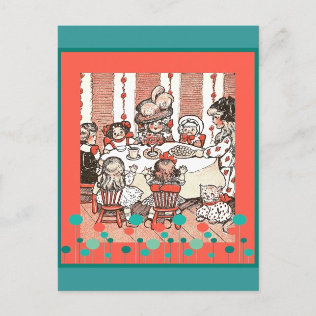 Doll Party Postkarte (Vorderseite)