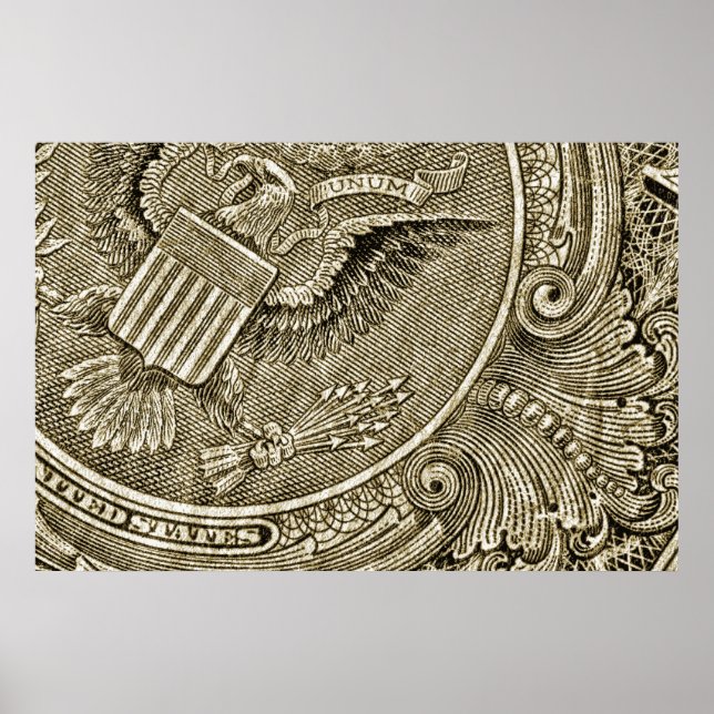 Dollar Bill Macro Poster (Vorne)