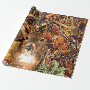 Dollar Camouflage-in den weißen Schwanz-Rotwild Geschenkpapier