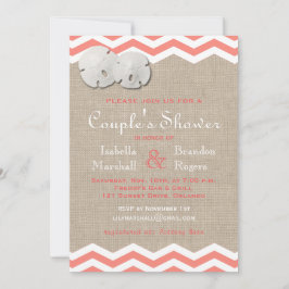 Dollar de sable de corail et Invitation de douche