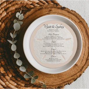 Dollar de sable personnalisé Mariage rond menu Mod