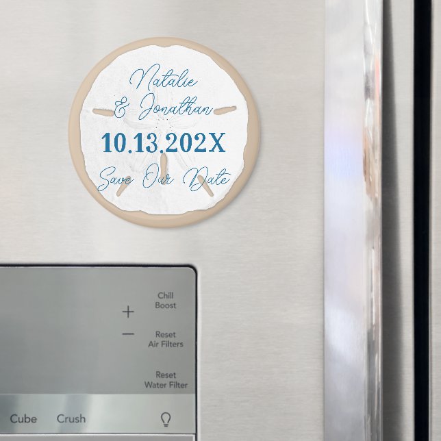 Dollar de sable Sauvegarder la date Plage Magnet d (In situ (réfrigérateur))