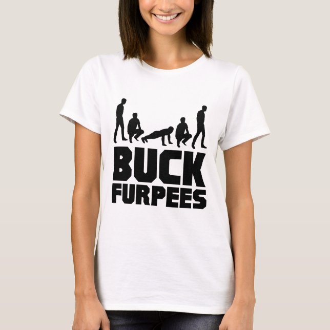Dollar Furpees -- Burpees Fitness T-Shirt (Vorderseite)