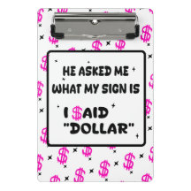 Dollar ist mein Zeichen – Hot Pink Hustle Design
