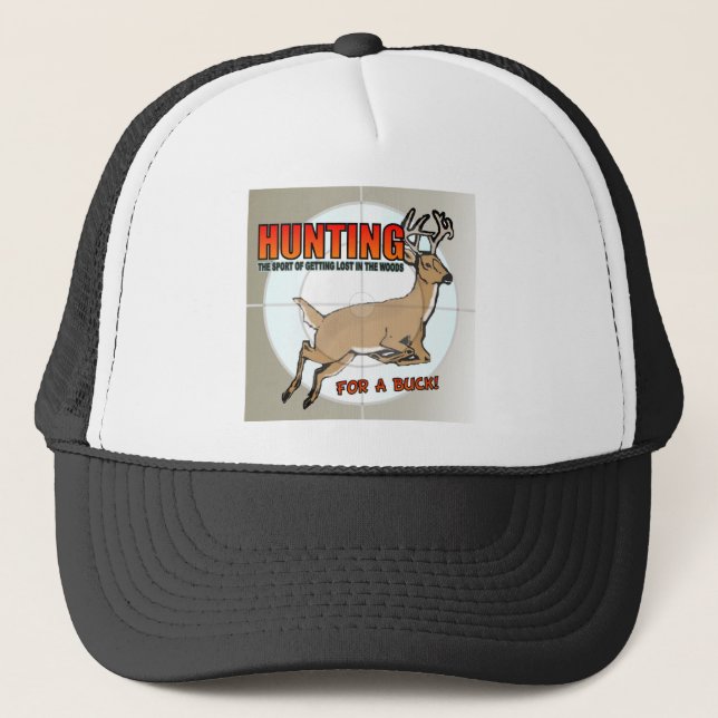 Dollar-Jagd-Hut Truckerkappe (Vorderseite)