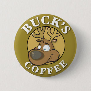 Dollar-Kaffee-Knopf Button