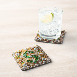 Dollar Sign Beverage Coaster Getränkeuntersetzer