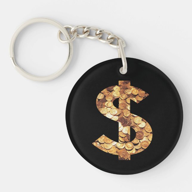 Dollar-Symbol Schlüsselanhänger (Vorderseite)