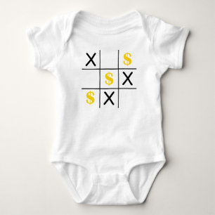 Dollar Tic Tac Toe Baby Strampler