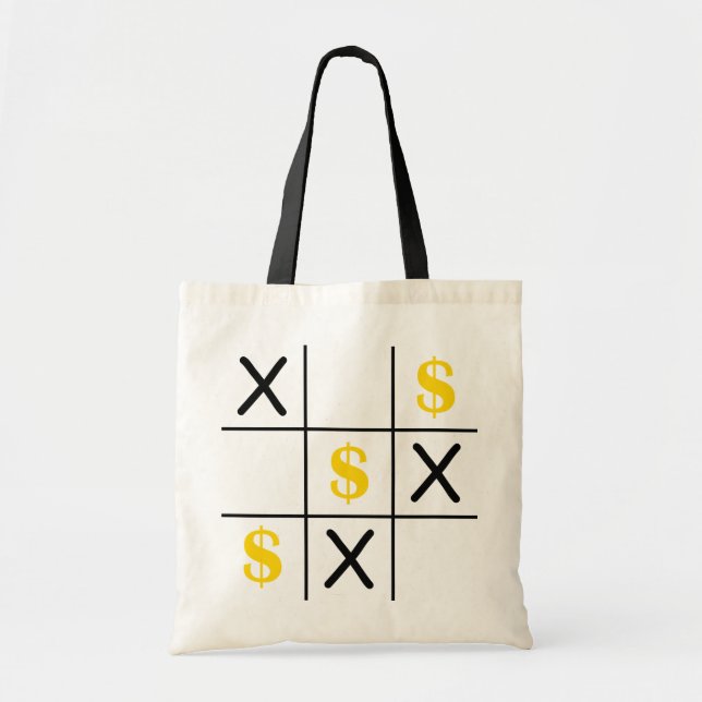Dollar Tic Tac Toe Tragetasche (Vorne)