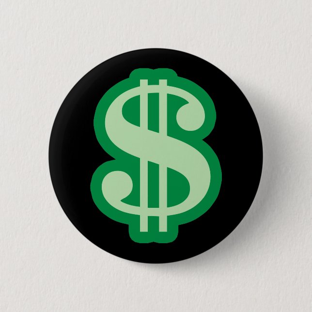 Dollar-Zeichen Button (Vorderseite)