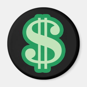 Dollar-Zeichen Magnet