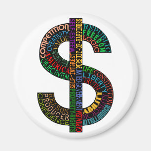 Dollar-Zeichen-Magnet Magnet