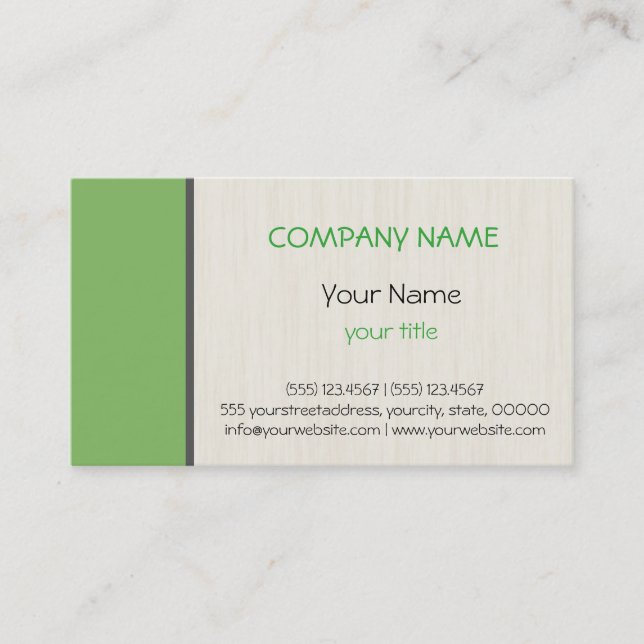 Dollarrechnung beruflich visitenkarte (Vorderseite)