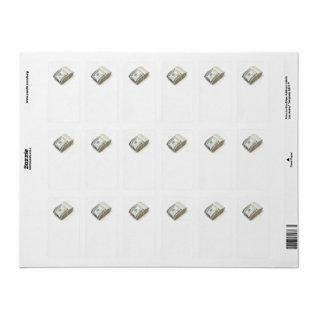 Dollars Adressaufkleber (Vorne)