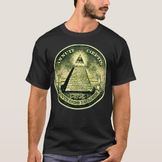 Dollars, die Augensymbol-Pyramidentriang T-Shirt