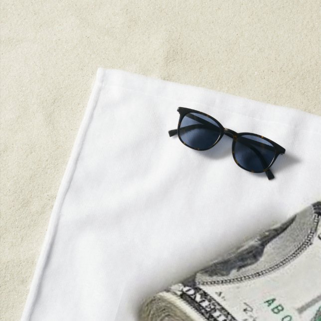 Dollars Strandtuch (Beispiel)