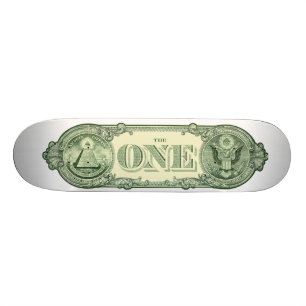 Dollarschein-Skateboard Skateboard