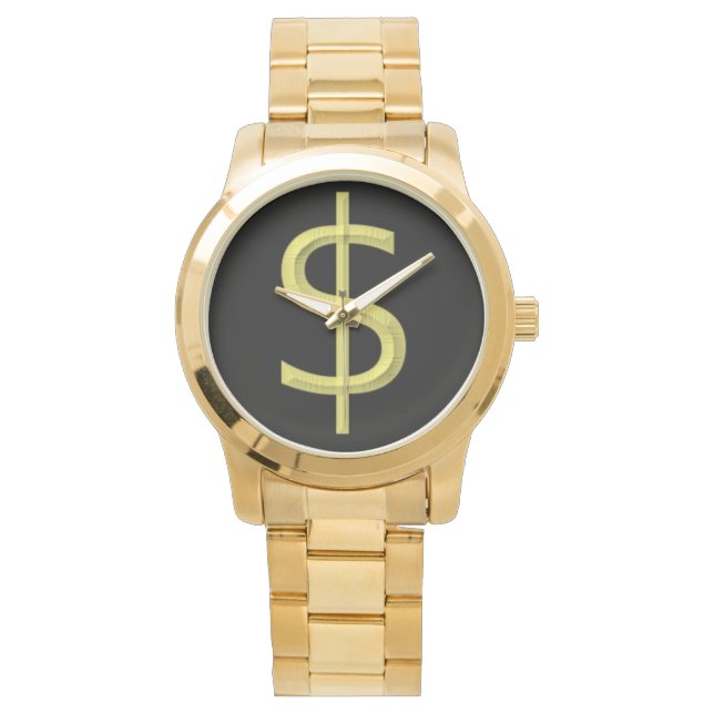 Dollarsignahr zum Verkauf ! Armbanduhr (Vorderseite)