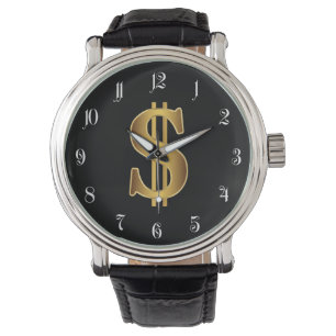 Dollarzeichen Armbanduhr