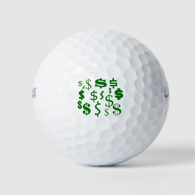 Dollarzeichen Golfball (Vorderseite)