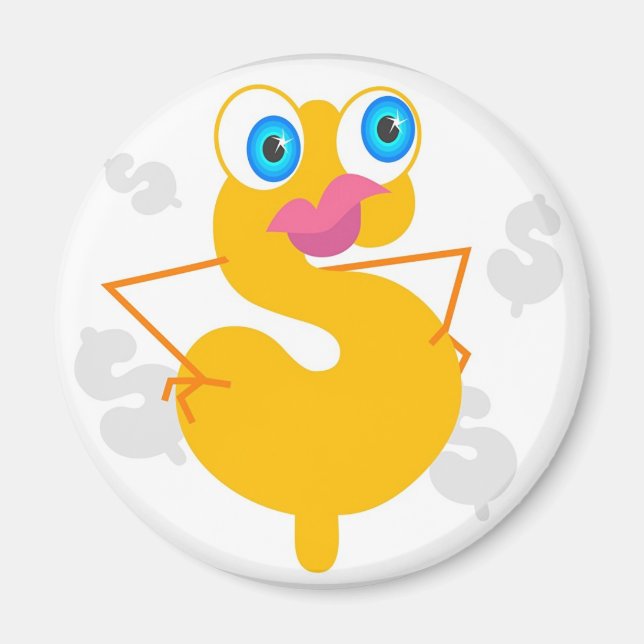 Dollarzeichen Magnet (Vorne)