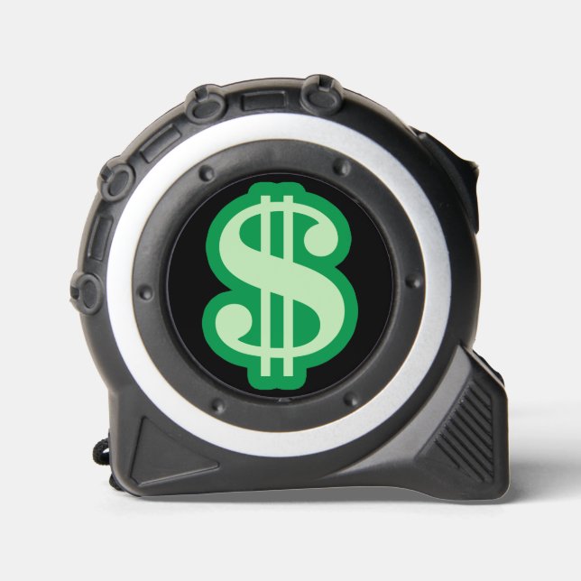 Dollarzeichen Maßband (Vorderseite)