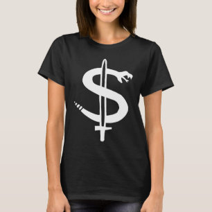 Dollarzeichen-Schlangenschwert Medizinstudent Resi T-Shirt