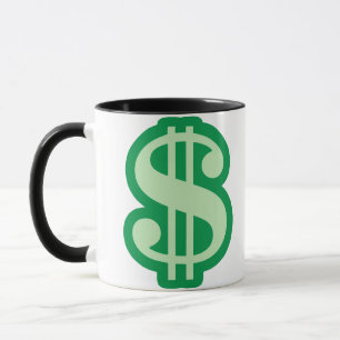 Dollarzeichen Tasse