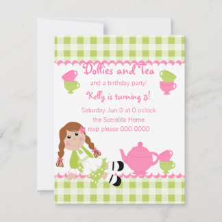 Dollies Tea Party Einladung