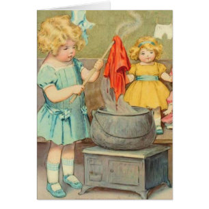 Dolly Lave fille Vintage Jouer Poupées mignonne