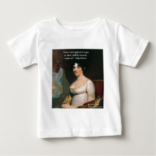 Dolly Madison & Berühmter Wo ich sein werde Zitat Baby T-shirt
