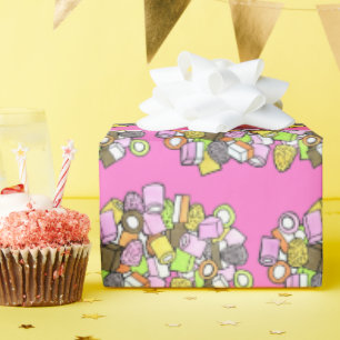 Dolly Mixture UK British Fondant Confection Candy Geschenkpapier