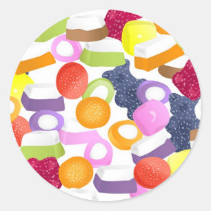 Dolly Mixtures Runder Aufkleber
