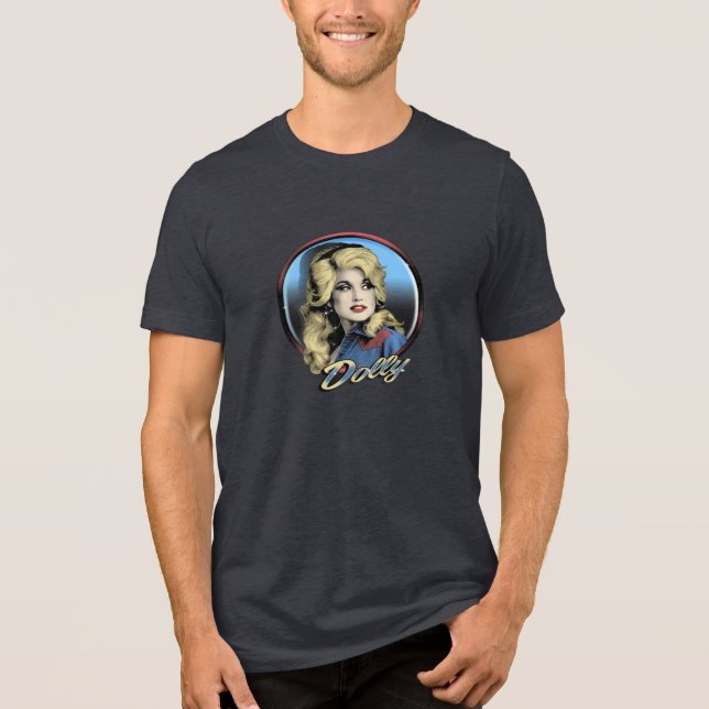 Dolly Parton Tri-Blend Shirt (Vorderseite)