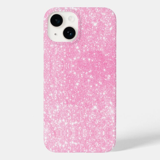 Dolly Pink und Glam Case-Mate iPhone 14 Hülle (Rückseite)