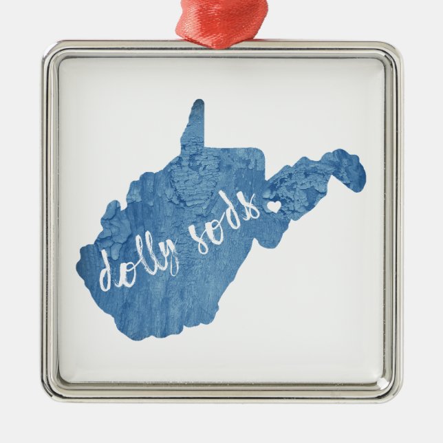 Dolly Sods Wilderness West Virginia Holzkörner Ornament Aus Metall (Vorne)