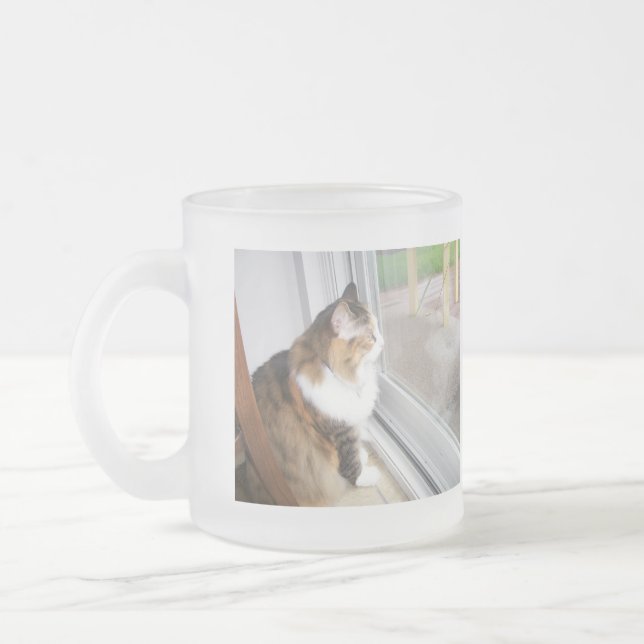 Dolly the Cat Looking out Window Tasse (Links)