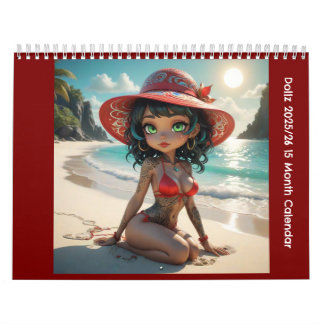 Dollz 2025/26 Calendrier des 15 mois