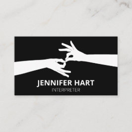 Dolmetscher Visitenkarte